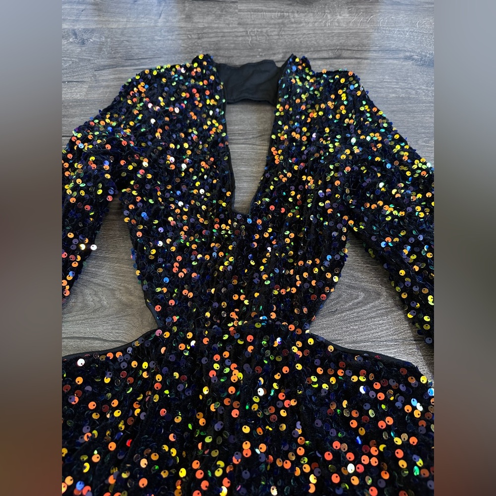 Multicolor Sequin Dress